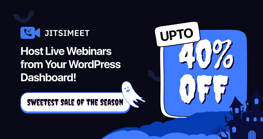 JitsiMeet Halloween deals.
