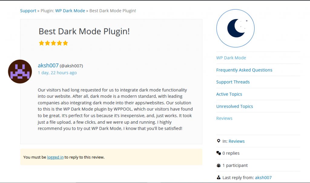 best dark mode plugin