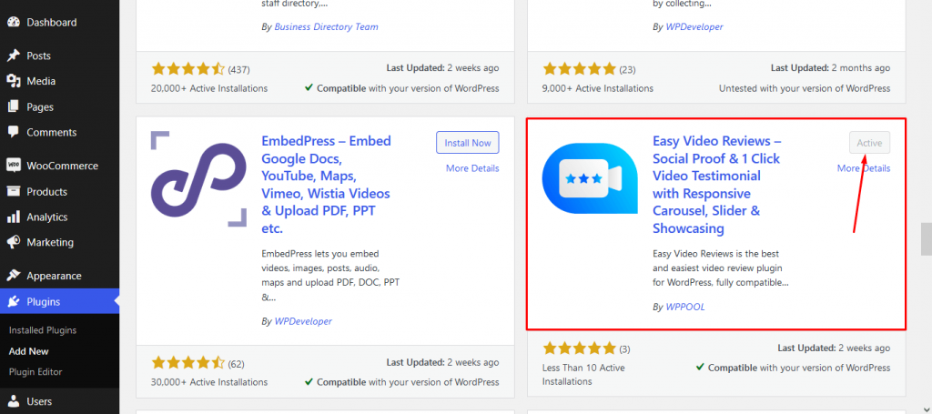 install easy video reviews to Collect Video Testimonials