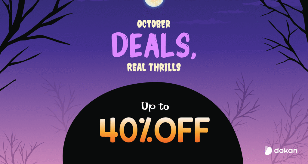 Dokan october (halloween) campaign wedevs