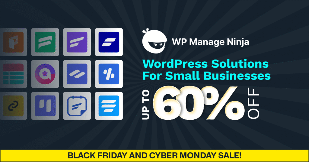 WPManageNinja BFCM deals