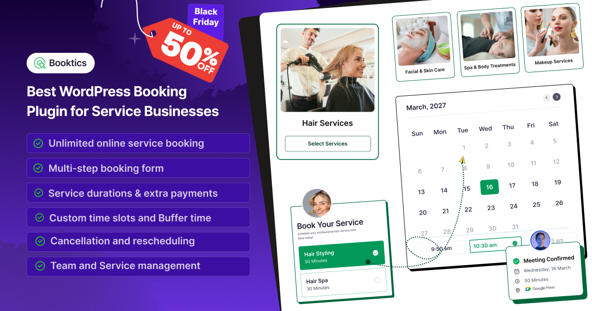 Booktics Black Friday & Cyber Monday Deals