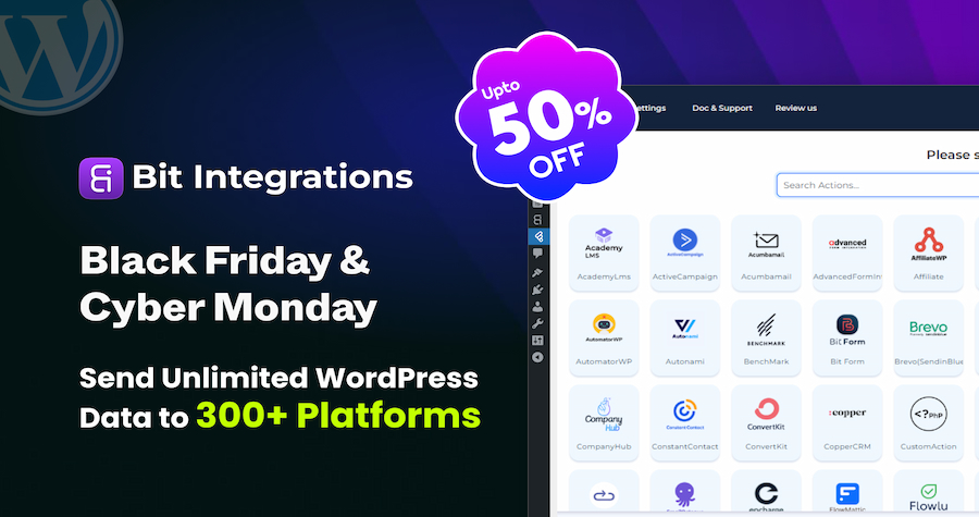 Bit Integrations BFCM deal