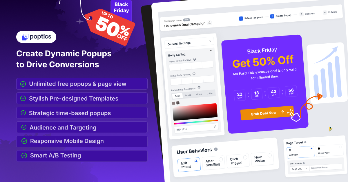 Poptics Black Friday & Cyber Monday Deals