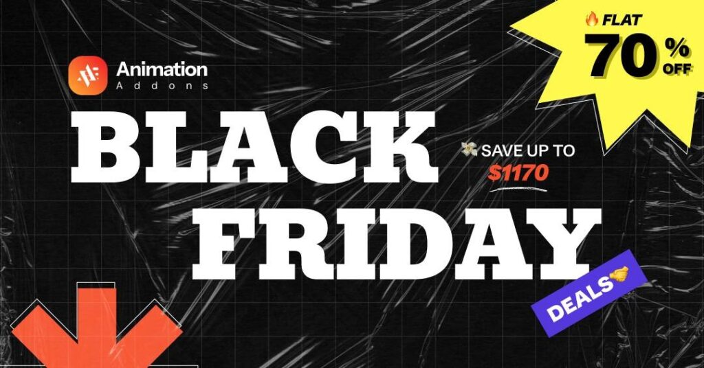 Animation Addons BFCM deals