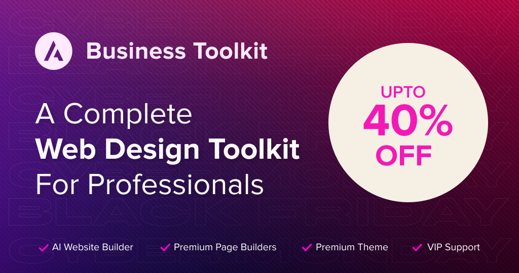Astra Business Toolkit BFCM Offer