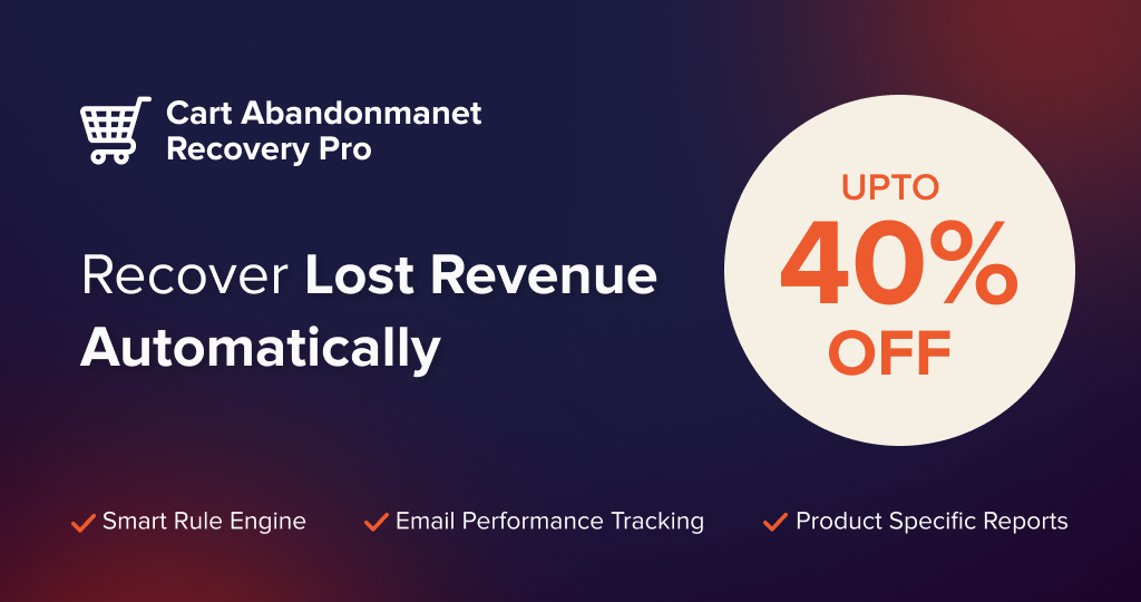Cart Abandonment Recovery Pro BFCM deal