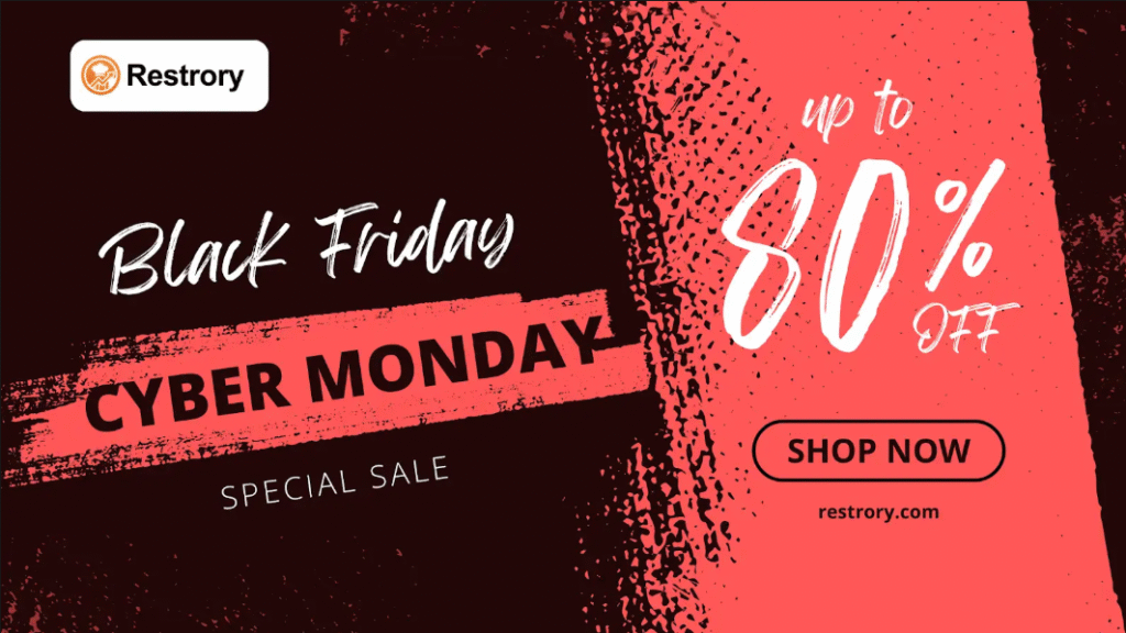 Restrory RMS Black Friday & Cyber Monday Deals