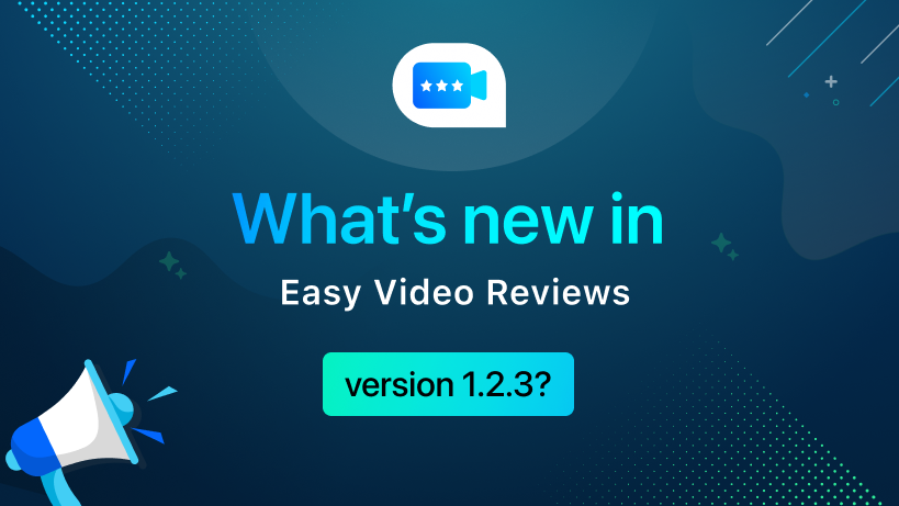 Easy Video Reviews version 1.2.3 new features