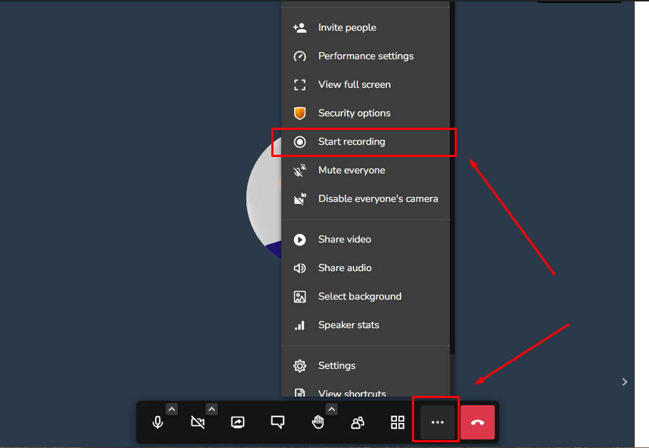 How to record meeting on Jitsi Meet