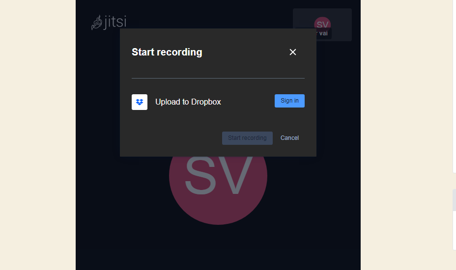 How to record meeting on Jitsi Meet