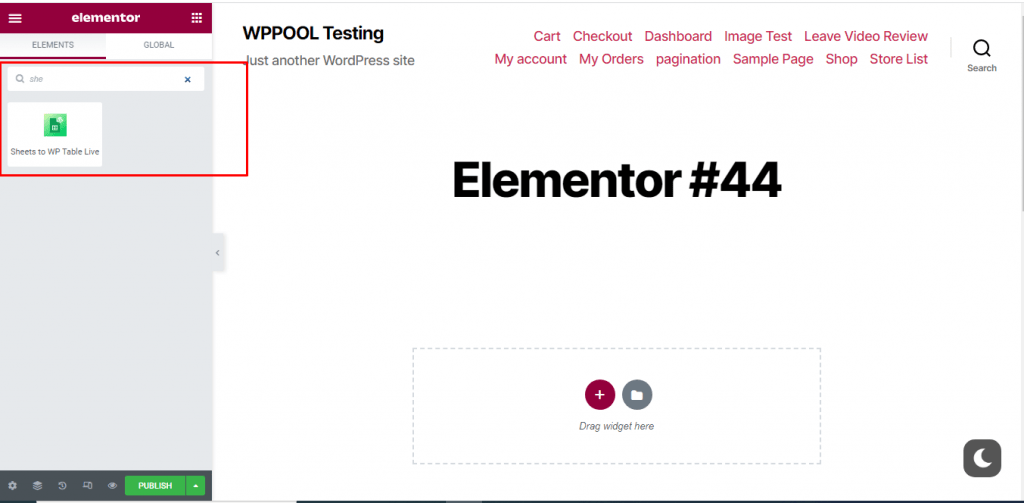 How To Display Tables Directly From Elementor With Google Sheets To WP Table Live Sync