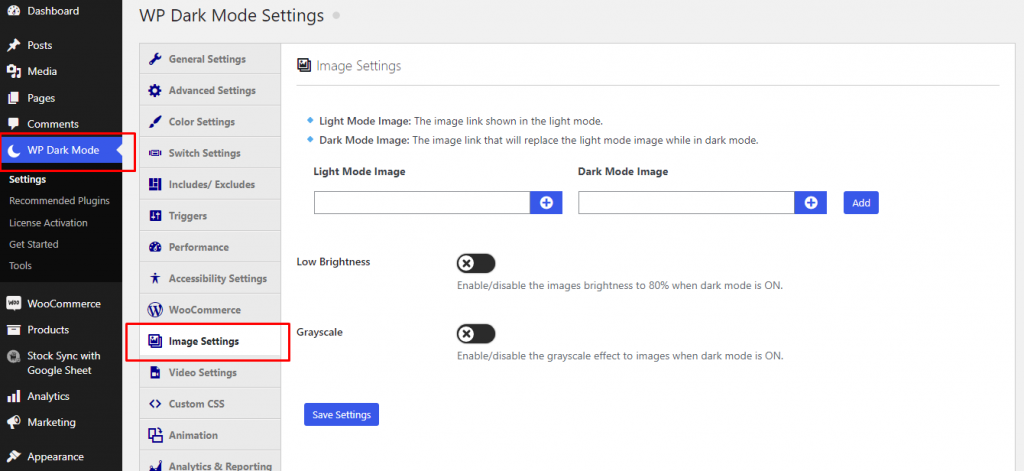 How to Use Dark Mode Based Image Support