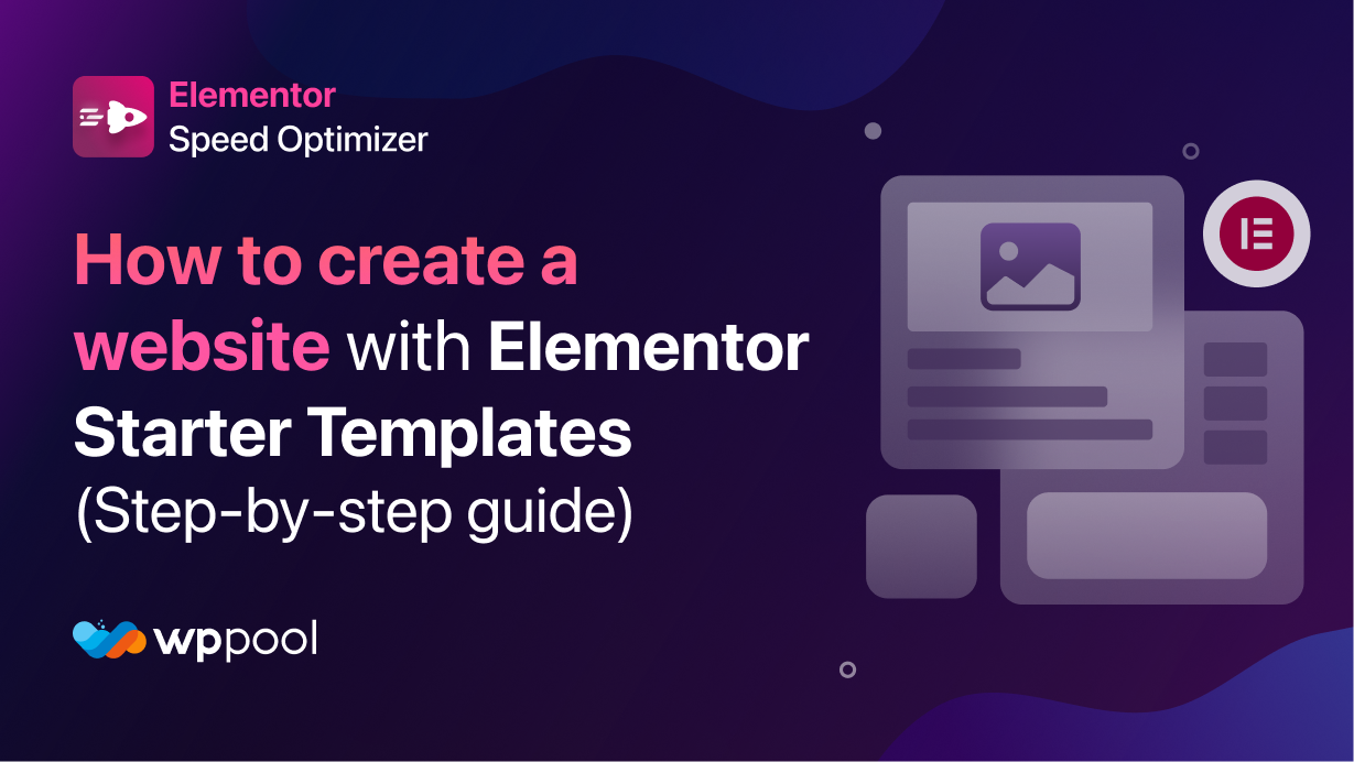 How to create a website with Elementor Starter Templates