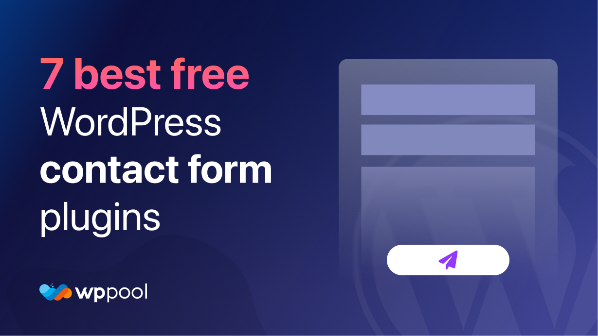 7 best free contact form plugins for WordPress
