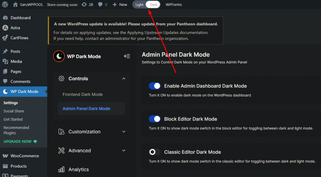 Wp Dark Mode Backend 