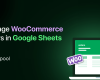 5 easy steps to manage WooCommerce orders in Google Sheets
