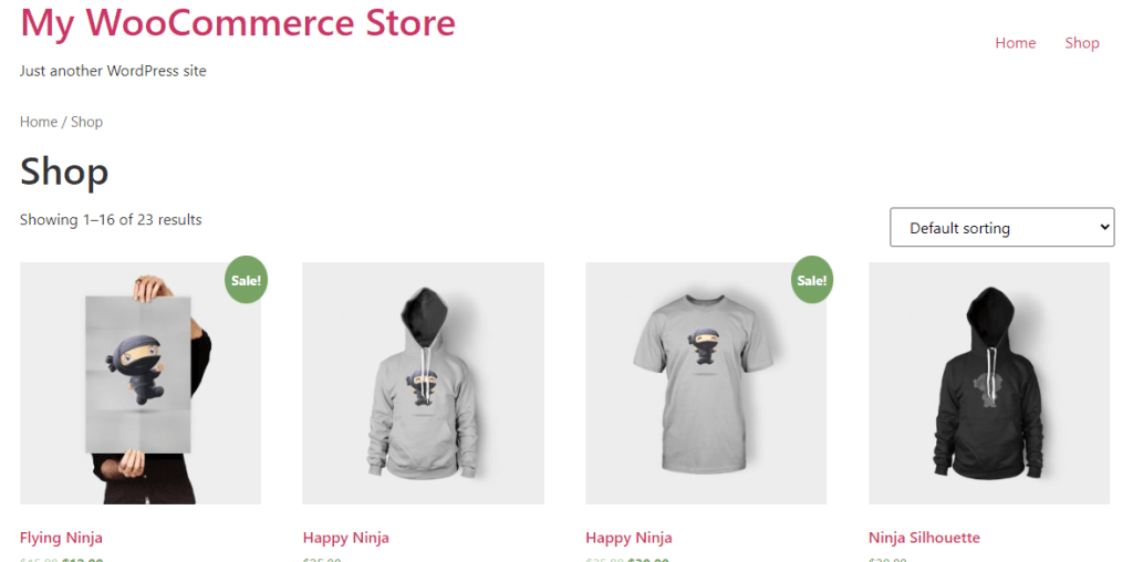 WooCommerce: Remove, Rename, Add Sorting Options @ Shop