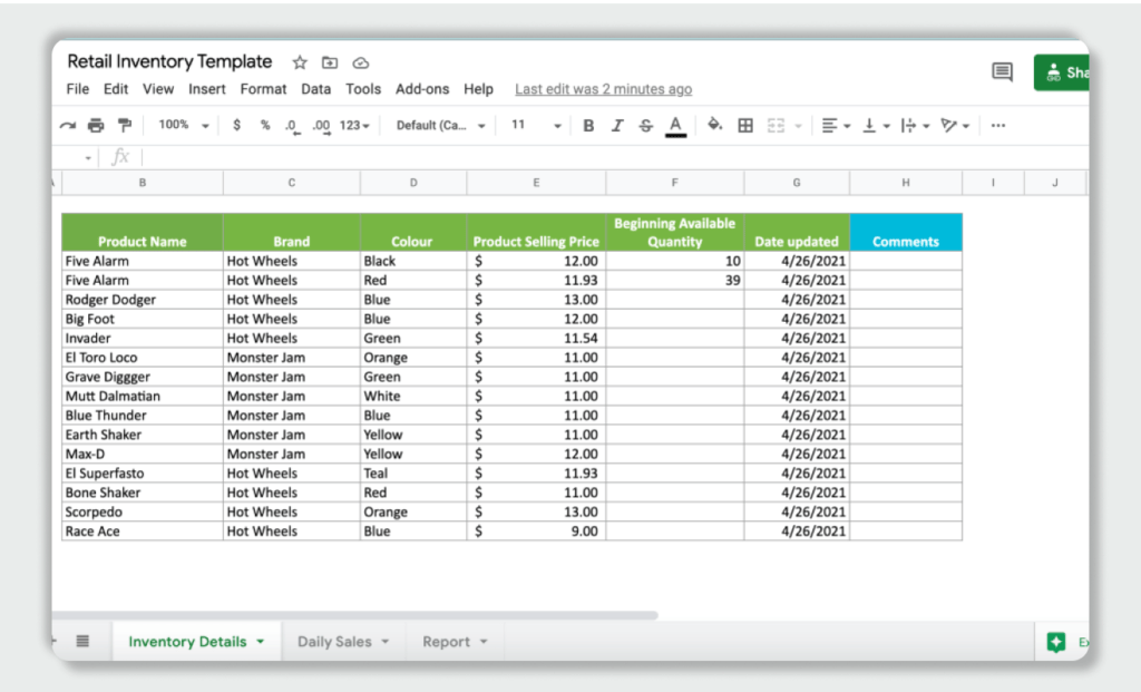 WordPress Google Sheets integration for order management