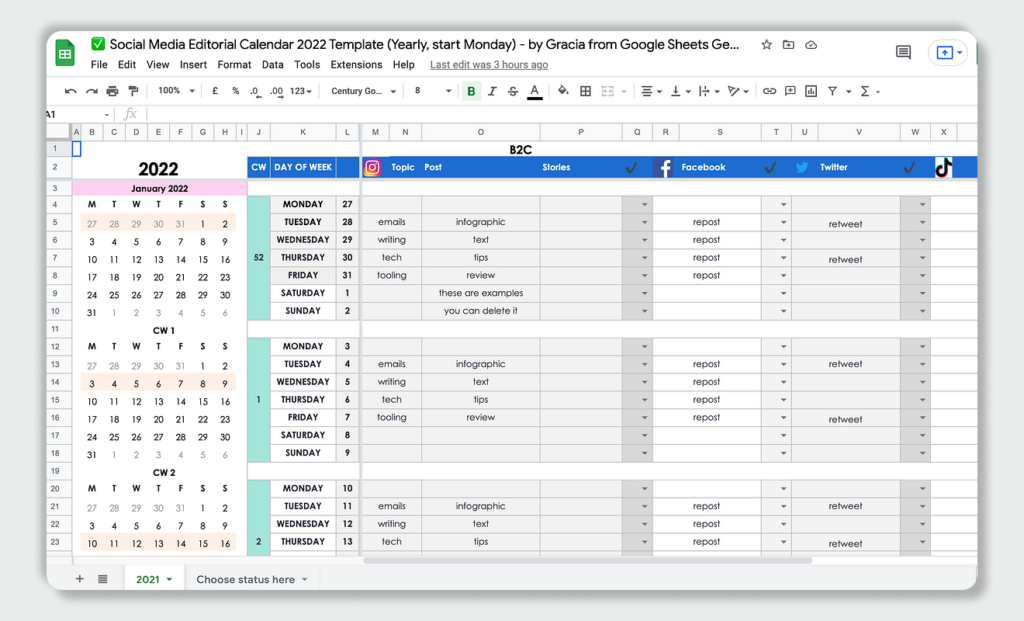 WordPress Google Sheets integration for your schedule