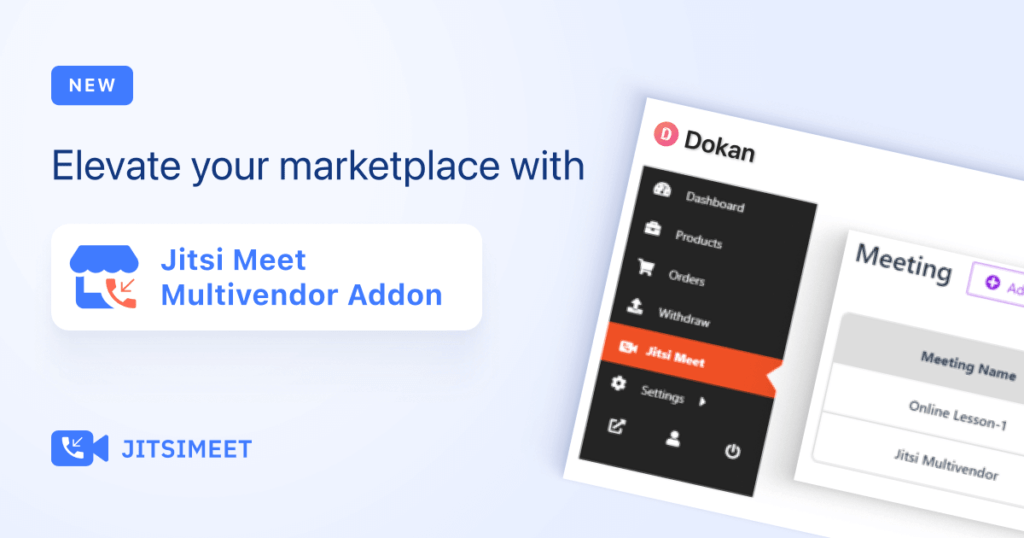 Jitsi Meet Multivendor Addon