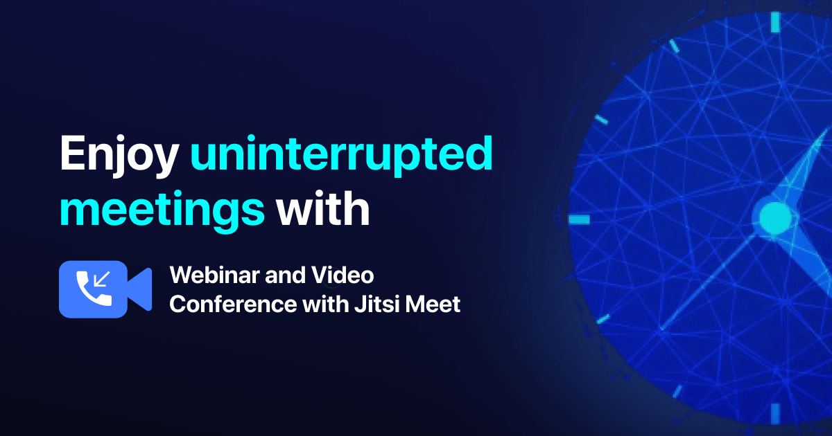 Enjoy uninterrupted meetings with Webinar and Video Conference with Jitsi Meet v2.3.0