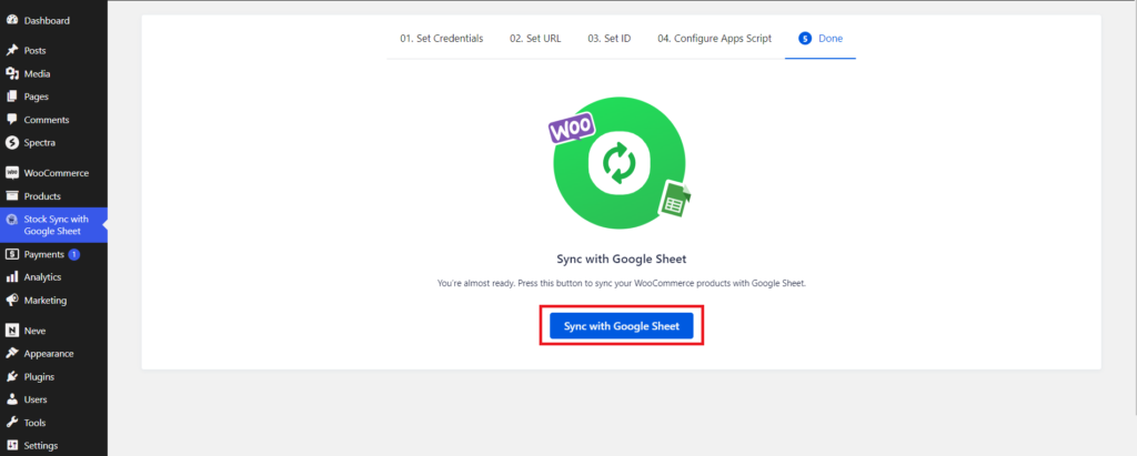 How To Install Stock Sync for WooCommerce with Google Sheets