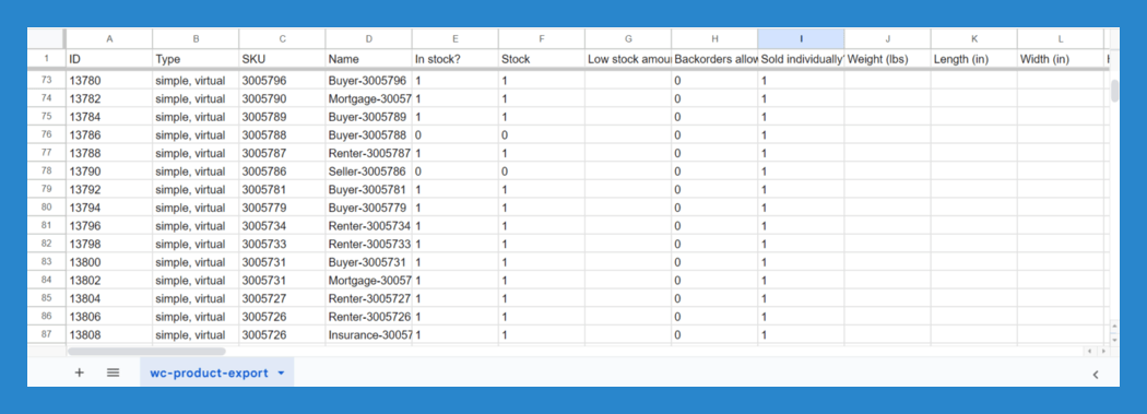 WooCommerce Stock Sync v3.3: Bulk edit WooCommerce products from Google Sheets