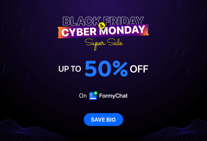 the best WordPress Black Friday/Cyber Monday deals: FormyChat