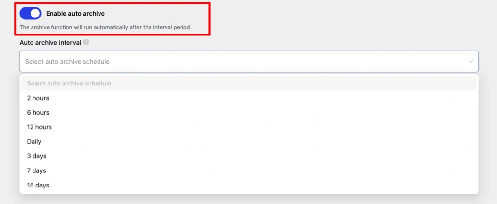 Auto archive webp