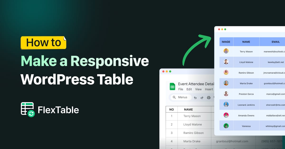 Masteren FlexTable: Hoe maak je een responsieve WordPress Tabel 1 Masteren FlexTable: Hoe maak je een responsieve WordPress -tabel