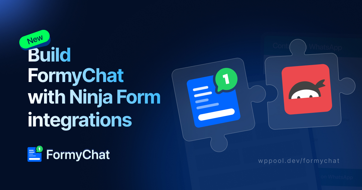 How to Connect Ninja Forms to WhatsApp: A Simple Guide to Instant Lead Notifications 1 Ninja Chat integrations with FormyChat