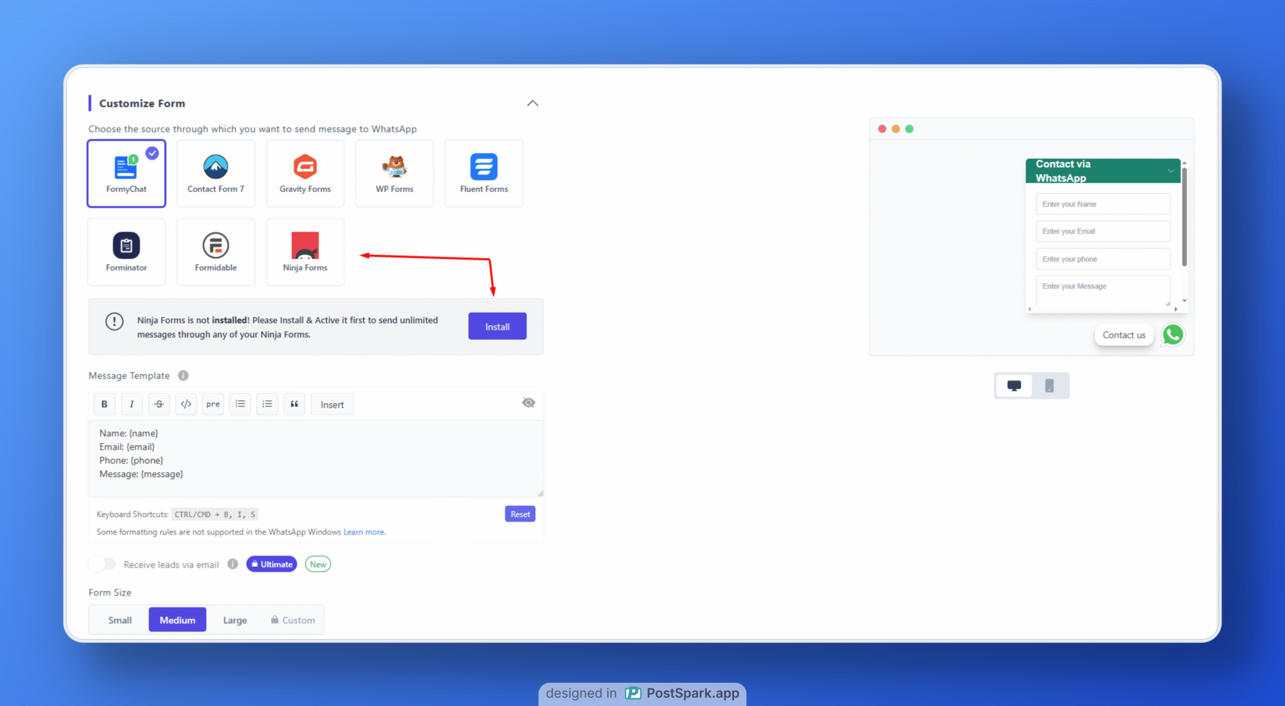 How to Connect Ninja Forms to WhatsApp: A Simple Guide to Instant Lead Notifications 2 How to Connect Ninja Forms to WhatsApp: A Simple Guide to Instant Lead Notifications