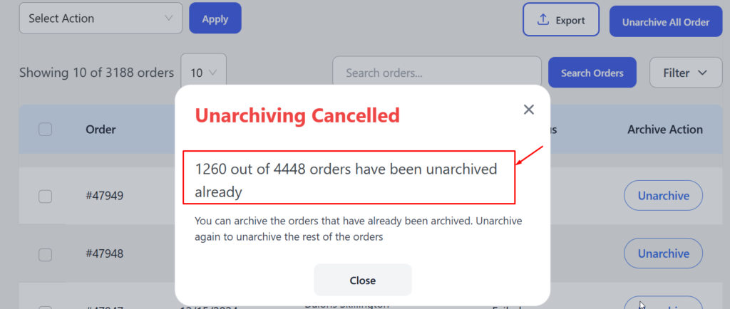 Unarchived
