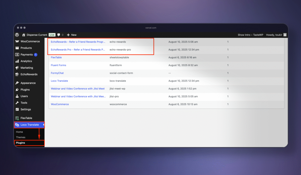 📚 How to Translate Any String in EchoRewards (Using Loco Translate)