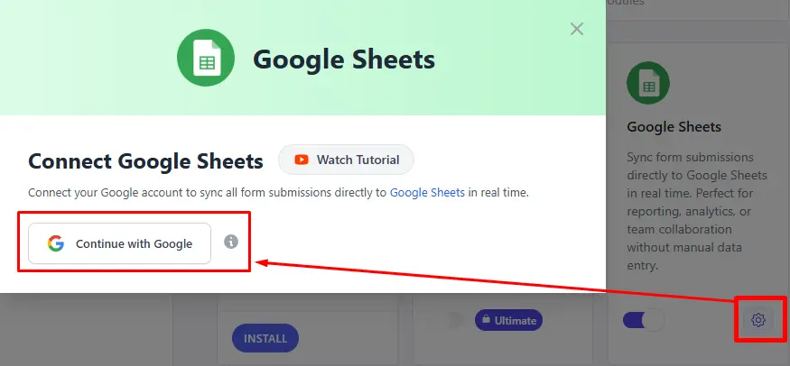 FormyChat Google sheets integration 