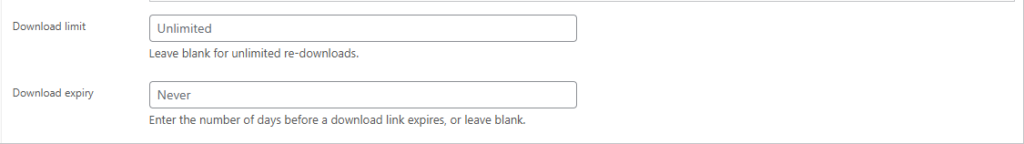 Step 4, Set Download Limits and Expiry