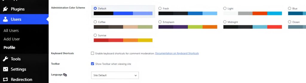 Method 1 Built in color pallets