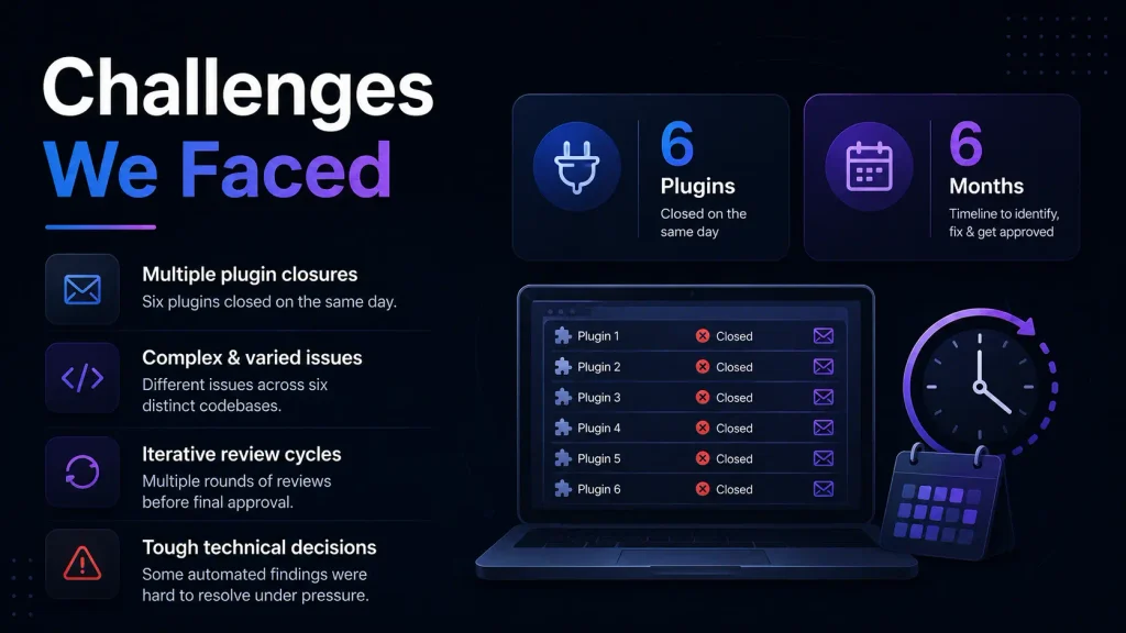 The Challenges We Faced